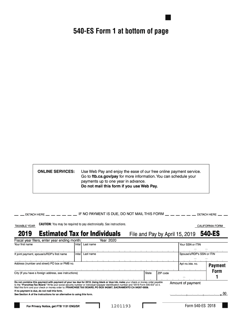Form 540 Es Fill Out And Sign Printable PDF Template SignNow