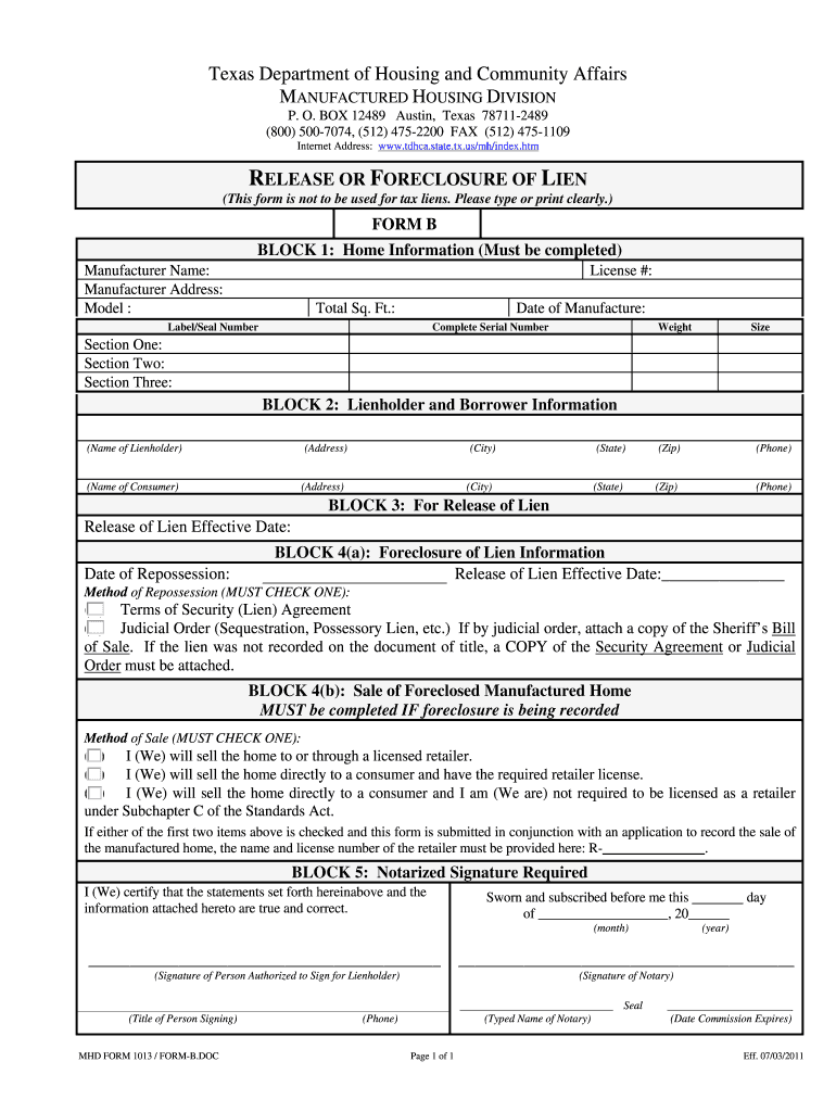 Form B Fill Out Sign Online DocHub