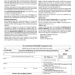 Form Ct 8109 Drs Connecticut Withholding Tax Payment Form For