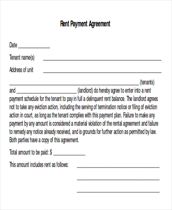 FREE 10 Sample Payment Plan Agreement Templates In MS Word PDF