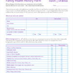 FREE 12 Sample Health History Forms In PDF Excel Word