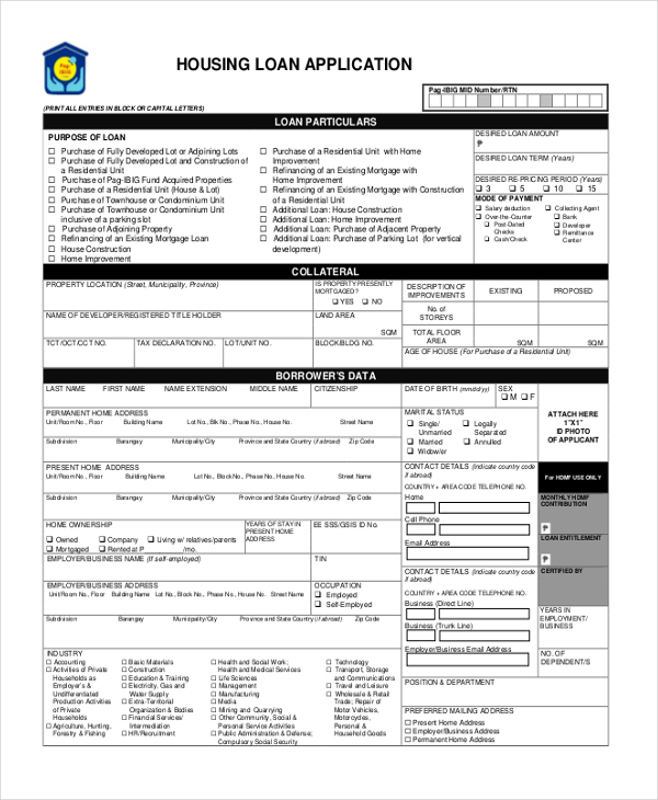 Free 12 Sample Housing Application Forms In Pdf Ms Word Free Nude 