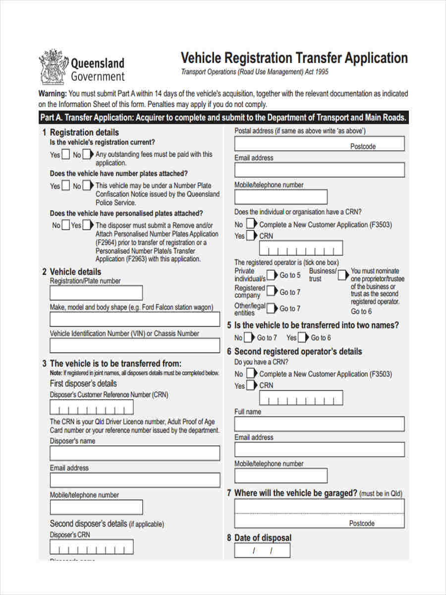 FREE 23 Transfer Forms In PDF Ms Word Excel