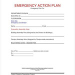 Free Emergency Action Plan Template