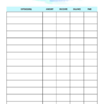 Free Monthly Payment Schedule Template Printable Templates