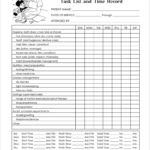 Free Printable Home Health Care Chart Flanders Family Homelife