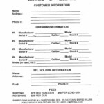 Free Printable Layaway Forms