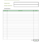 Free Printable Reimbursement Forms IRS Mileage Rate 2021