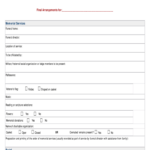 Funeral Planning Declaration Form Fill Online Printable Fillable