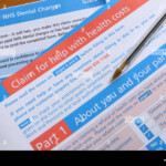 HC1 NHS Claim Form For Help With Medical And Dental Expenses Stock