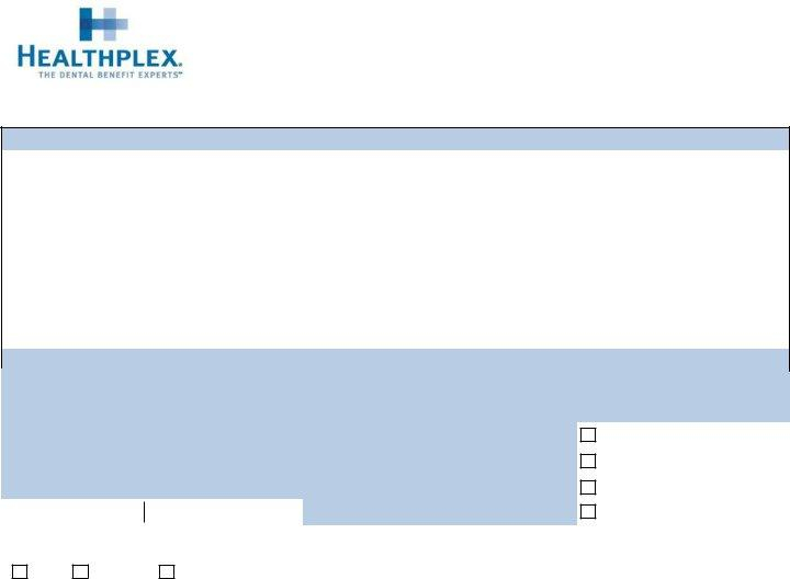 Healthplex Enrollment Form Fill Out Printable PDF Forms Online