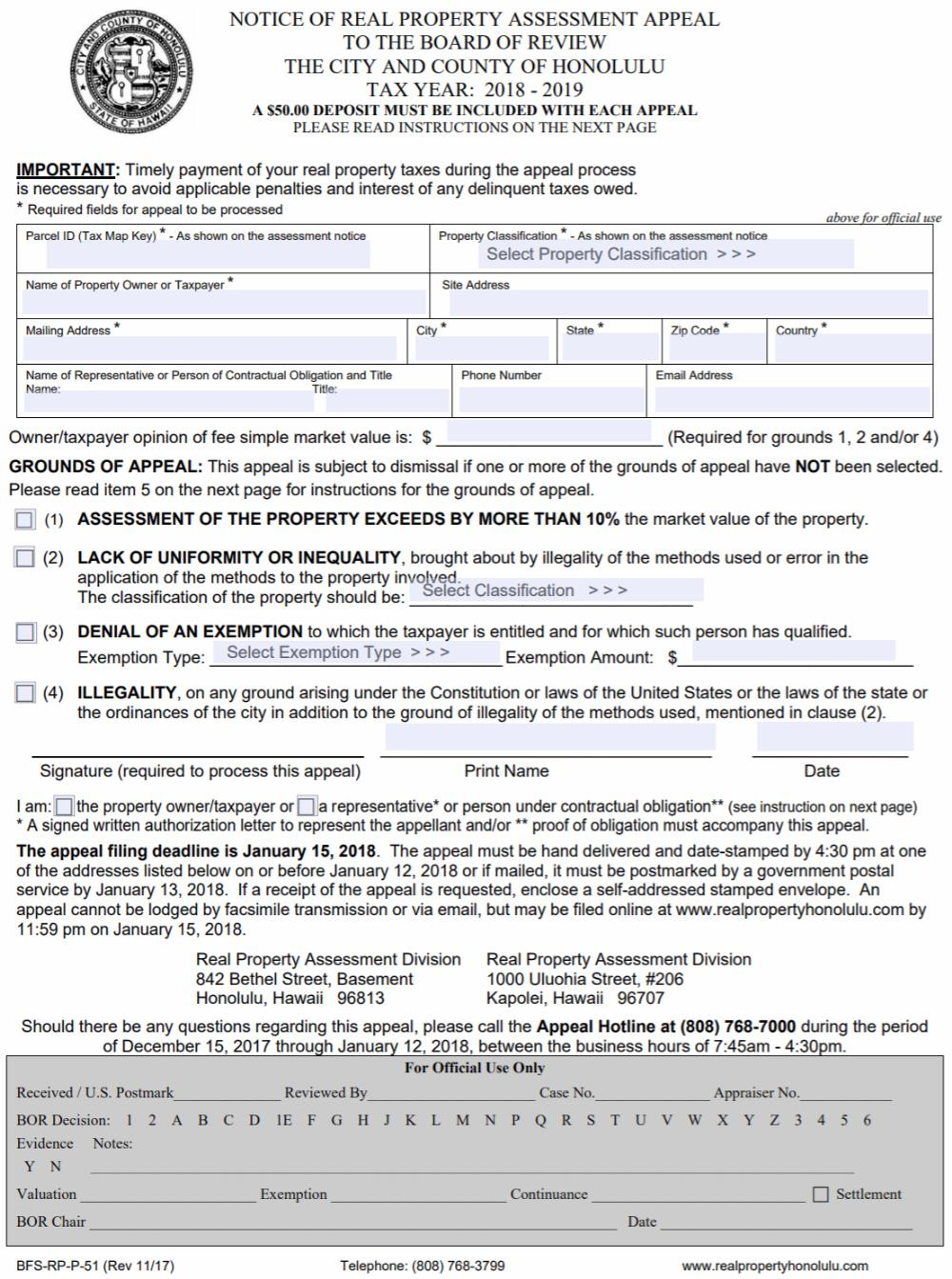 How To Appeal Your Honolulu Property Tax Assessment Hawaii Living Blog