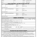 Image Result For Employment Application Form Professional Employment