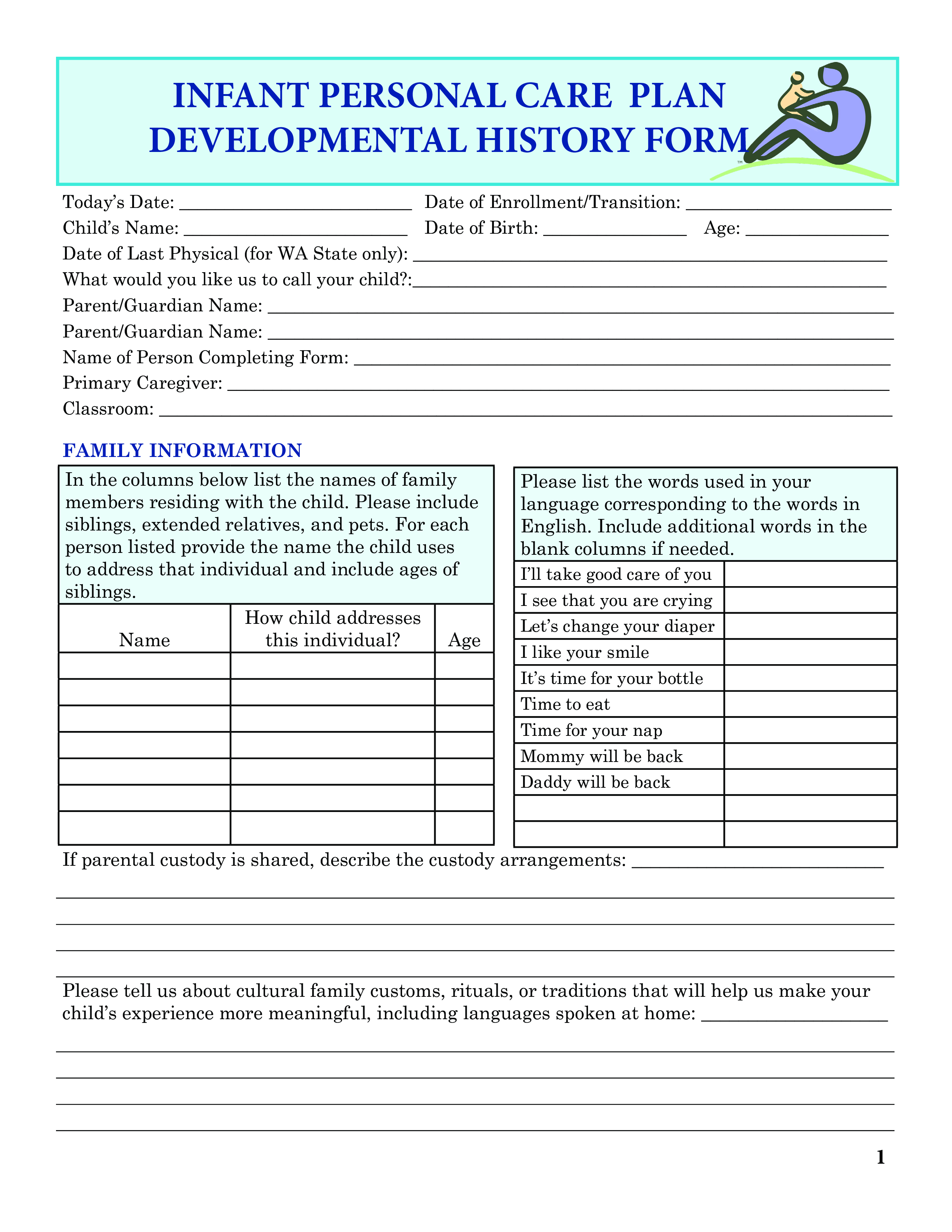 Individual Care Plan Example All In One Photos