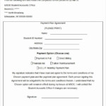 Installment Payment Plan Agreement Template Unique Installment Payment