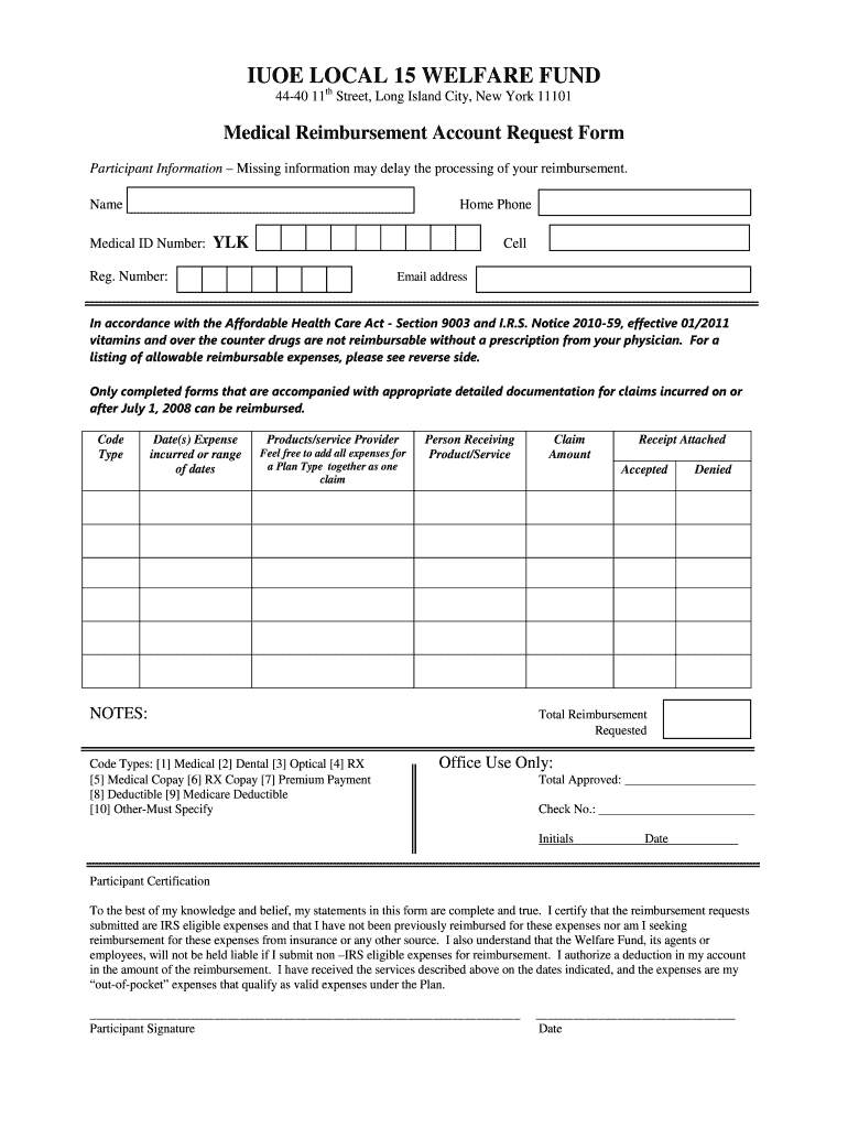 Iuoe Local 15 Welfare Fill Online Printable Fillable Blank PdfFiller