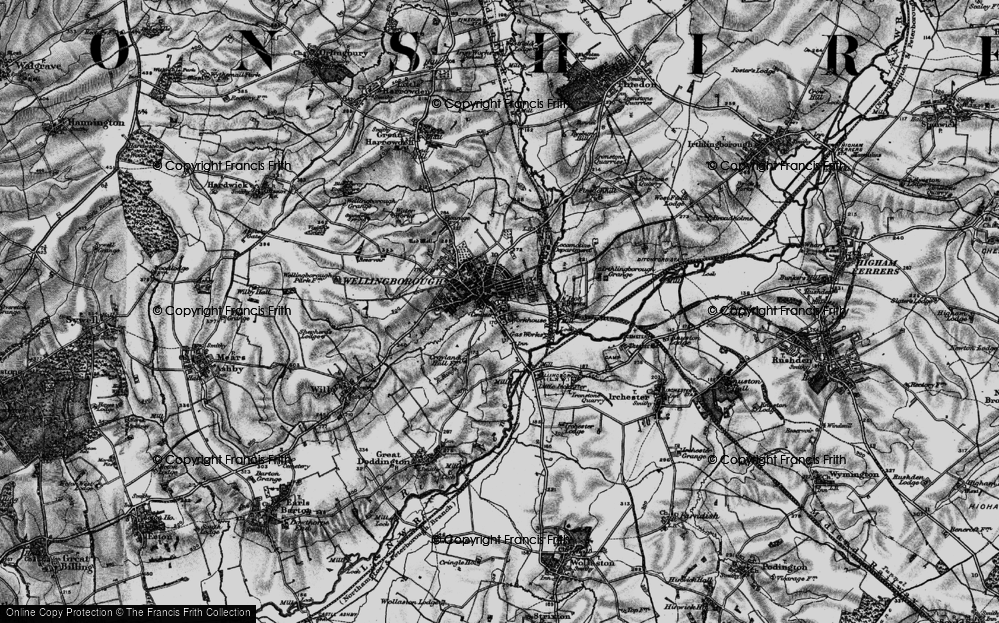 Map Of Wellingborough 1898 Francis Frith