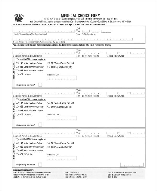 Medical Choice Form Five Common Mistakes Everyone Makes In