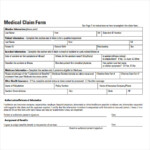 Medical Claim Form Templates Free Printable Gambaran