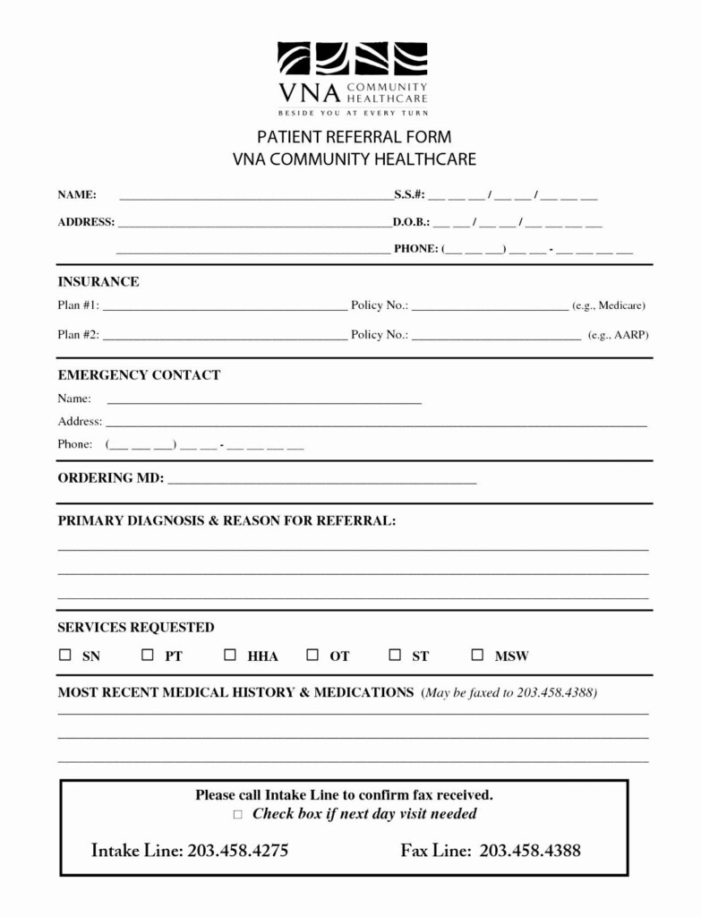 Medical Referral Form Template Fresh 6 Counselling Referral For 