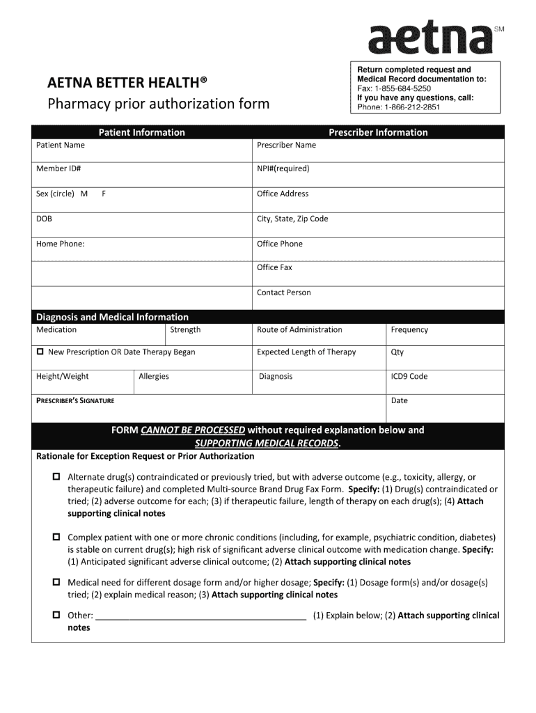 Meridian Health Plan Of Michigan Prior Authorization Form Medication 