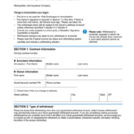 Metlife Withdrawal Form 403b Fill Online Printable Fillable Blank 114