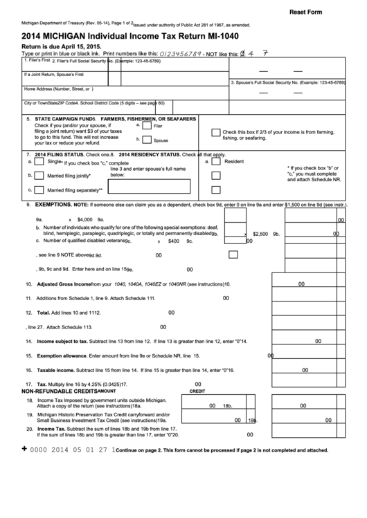 Michigan State Tax Form 2020 23 Tips That Will Make You Influential 