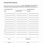 Monthly Payment Plan Template Unique Payment Plan Template Payment