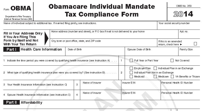 New IRS Form Proves Obama Lied About Individual Mandate Tax The 