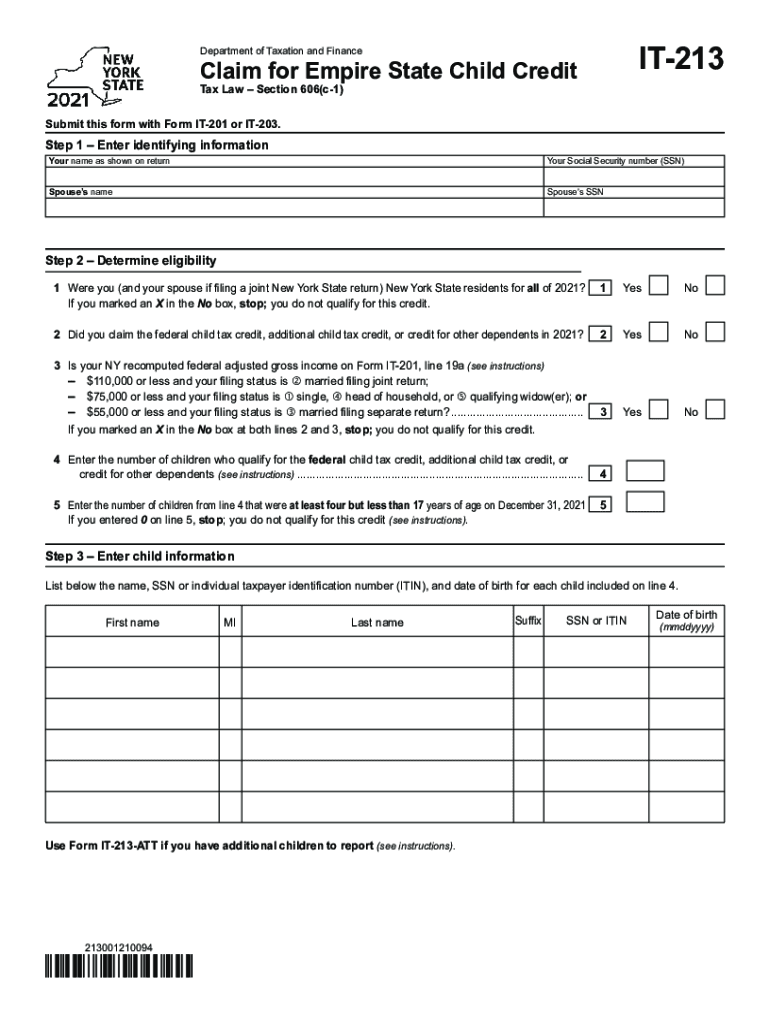 New York Empire State Form Fill Out And Sign Printable PDF Template 