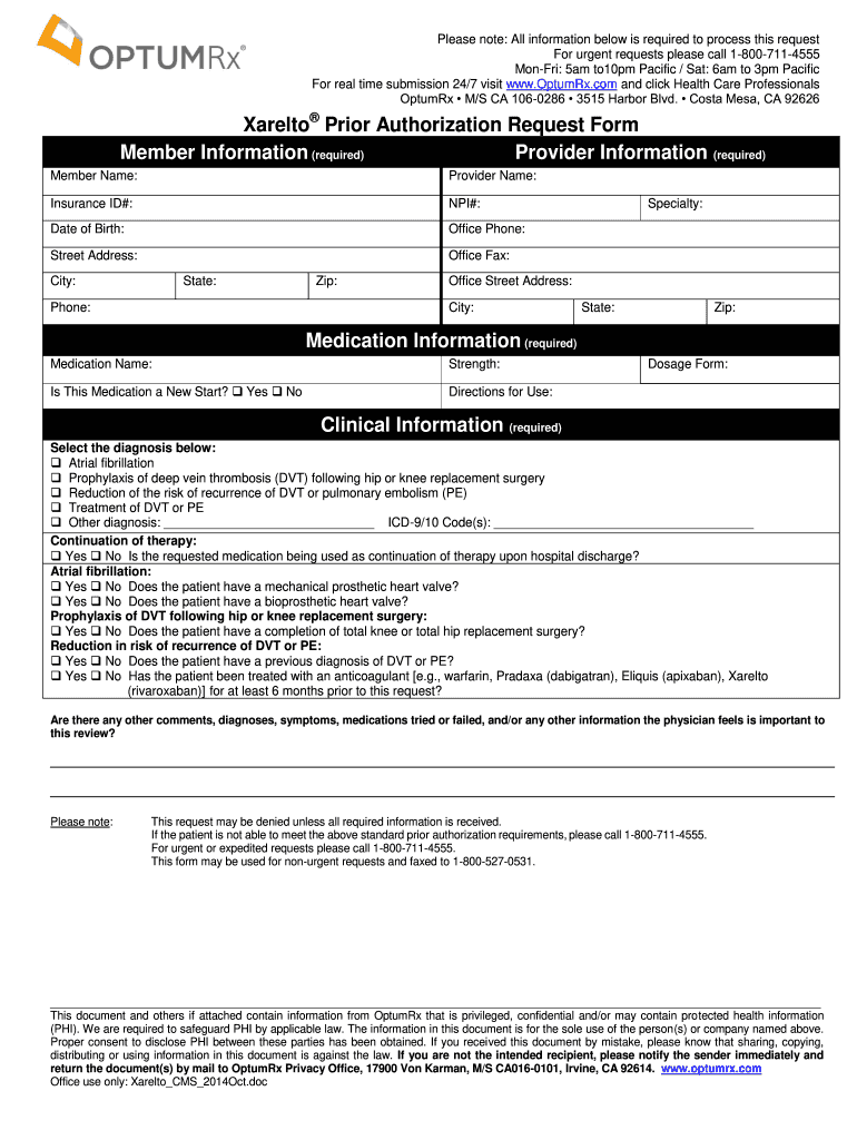 Optumrx Prior Authorization Form Fill Out And Sign Printable PDF 