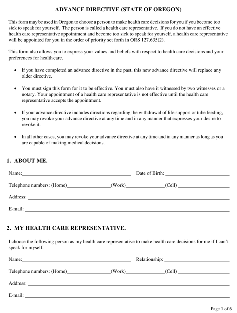 Oregon Health Plan Waiver Form PlanForms