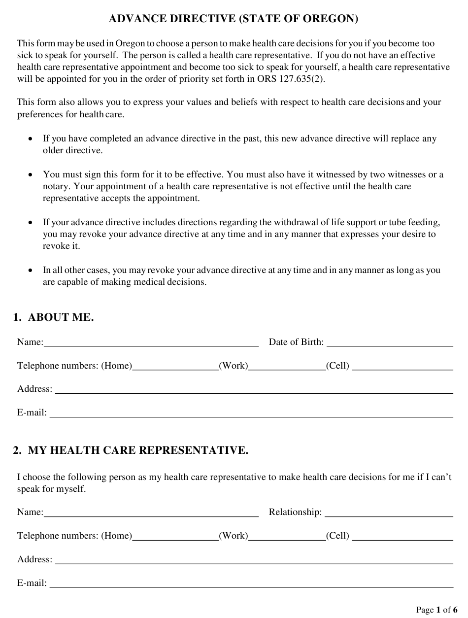 Oregon Health Plan Waiver Form PlanForms