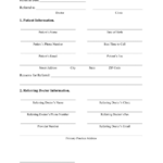 Patient Referral Form Download Printable PDF Templateroller