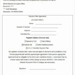 Payment Plan Letter Template Awesome Payment Plan Agreement Template