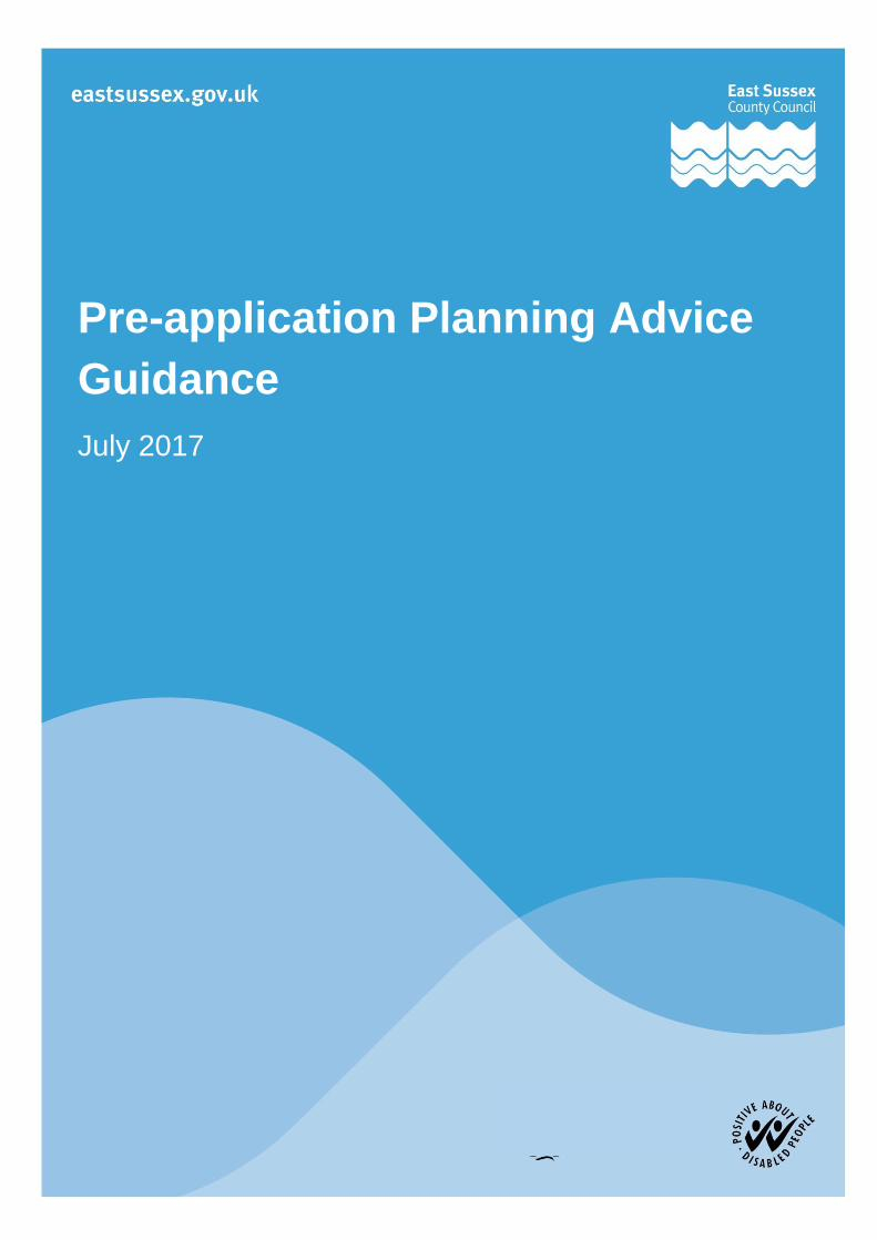 PDF Pre application Planning Advice Guidance Send Your Completed