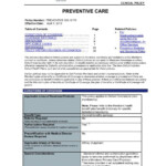 PREVENTIVE CARE Oxford Health Plans