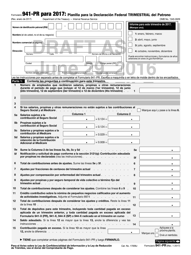 Print Irs Form 941 Fill Online Printable Fillable Blank PdfFiller