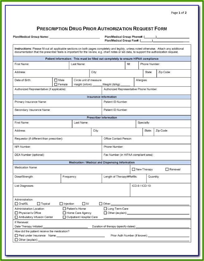 Printable Form Medicare Part A Printable Forms Free Online