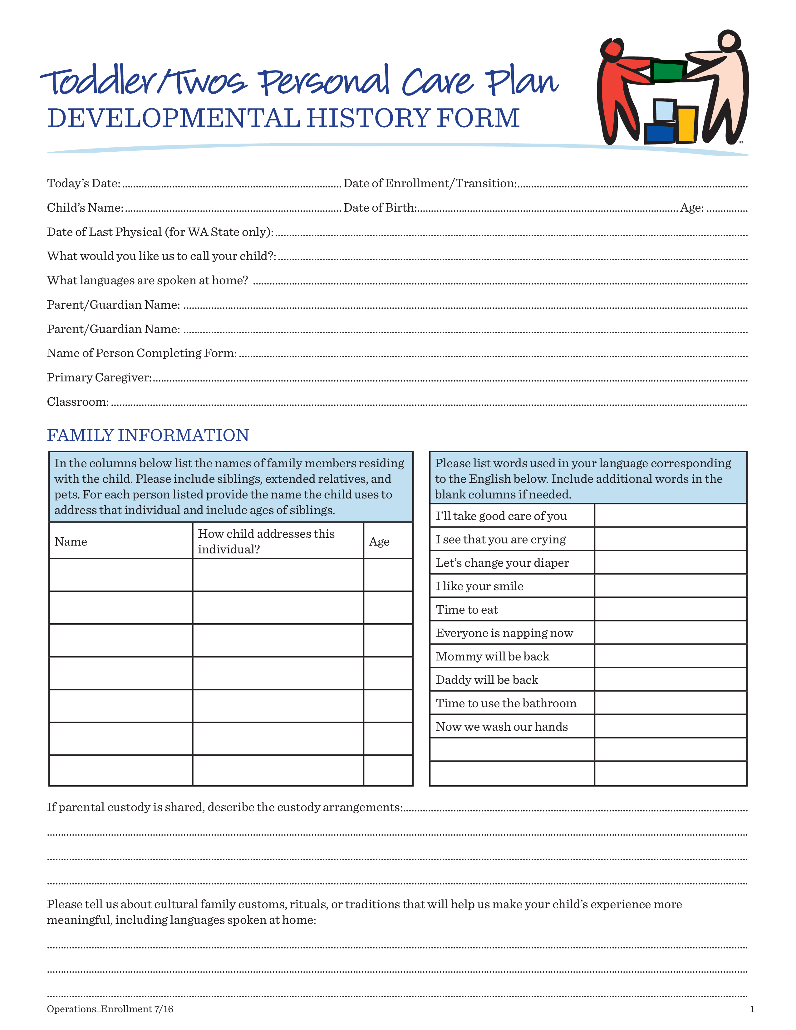 Printable Individual Care Plan Template Printable Templates