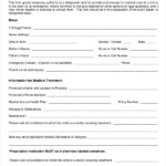 Printable Medical Consent Form Template Printable Templates