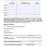 Printable Payment Plan Agreement Template Printable Templates