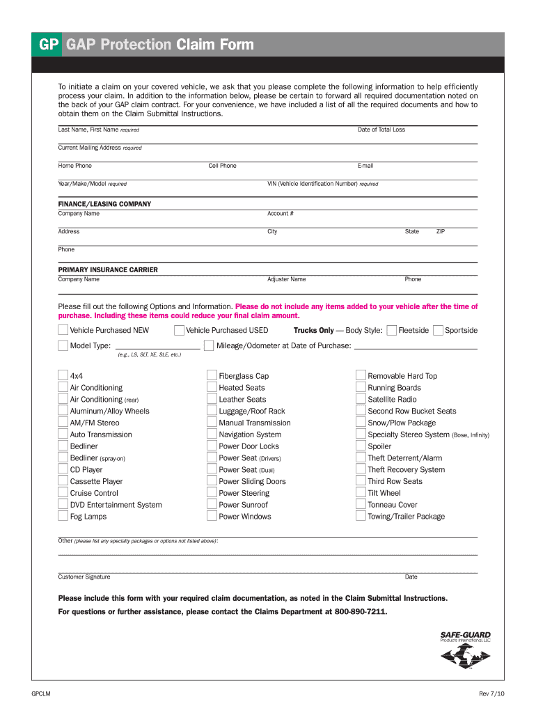 Protection Claim Form Fill Online Printable Fillable Blank PdfFiller