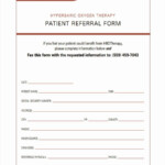 Referral Form Template Word Unique Free 7 Medical Referral Forms In