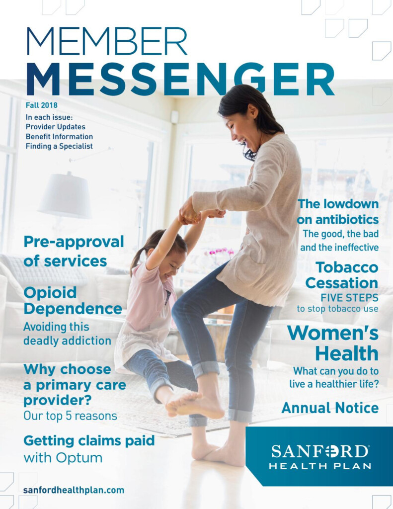 Sanford Health Plan Member Messenger Fall 2018 By Sanford Health 