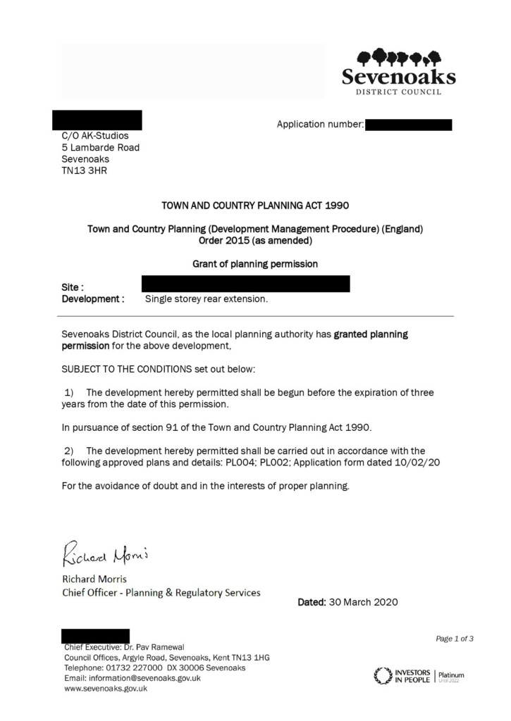 Sevenoaks Planning Application Forms PlanForms