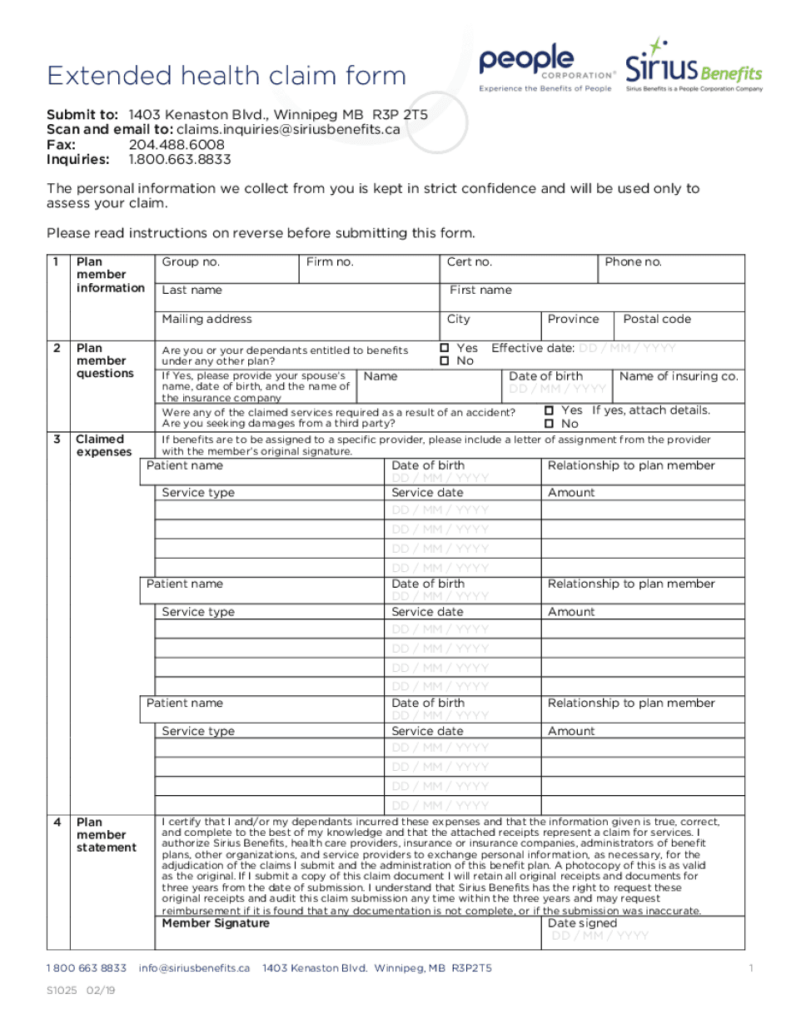 Sirius Benefits Forms Fill Out And Sign Printable PDF Template SignNow
