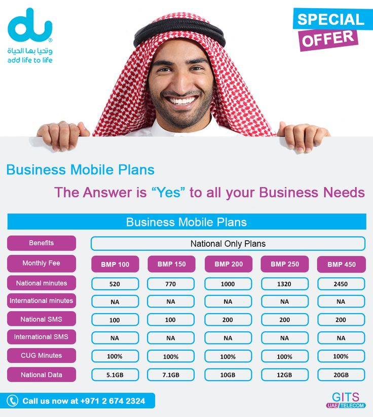 Special Offer Business Mobile Plans National Only Plan For 