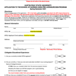 Spring Application Austin Peay State University Fill Out And Sign