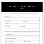Stationery Design Templates Photography Forms Payment Sign Up Form